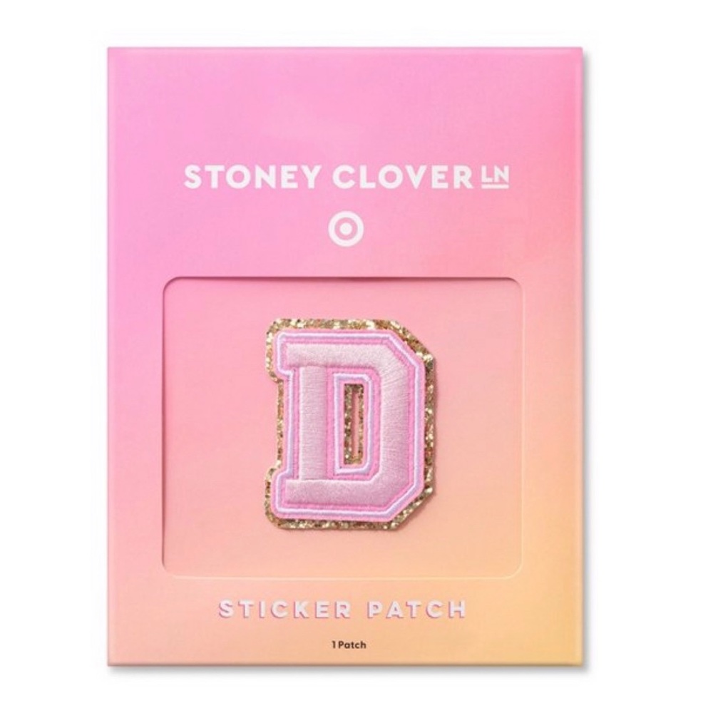 Letter D Patch - Stoney Clover Lane X Target Light Pink